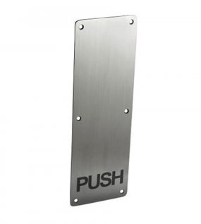 Push plate itme plakası