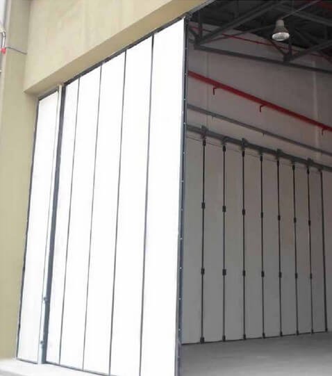 Sliding, Folding, Collapsible Industrial Doors